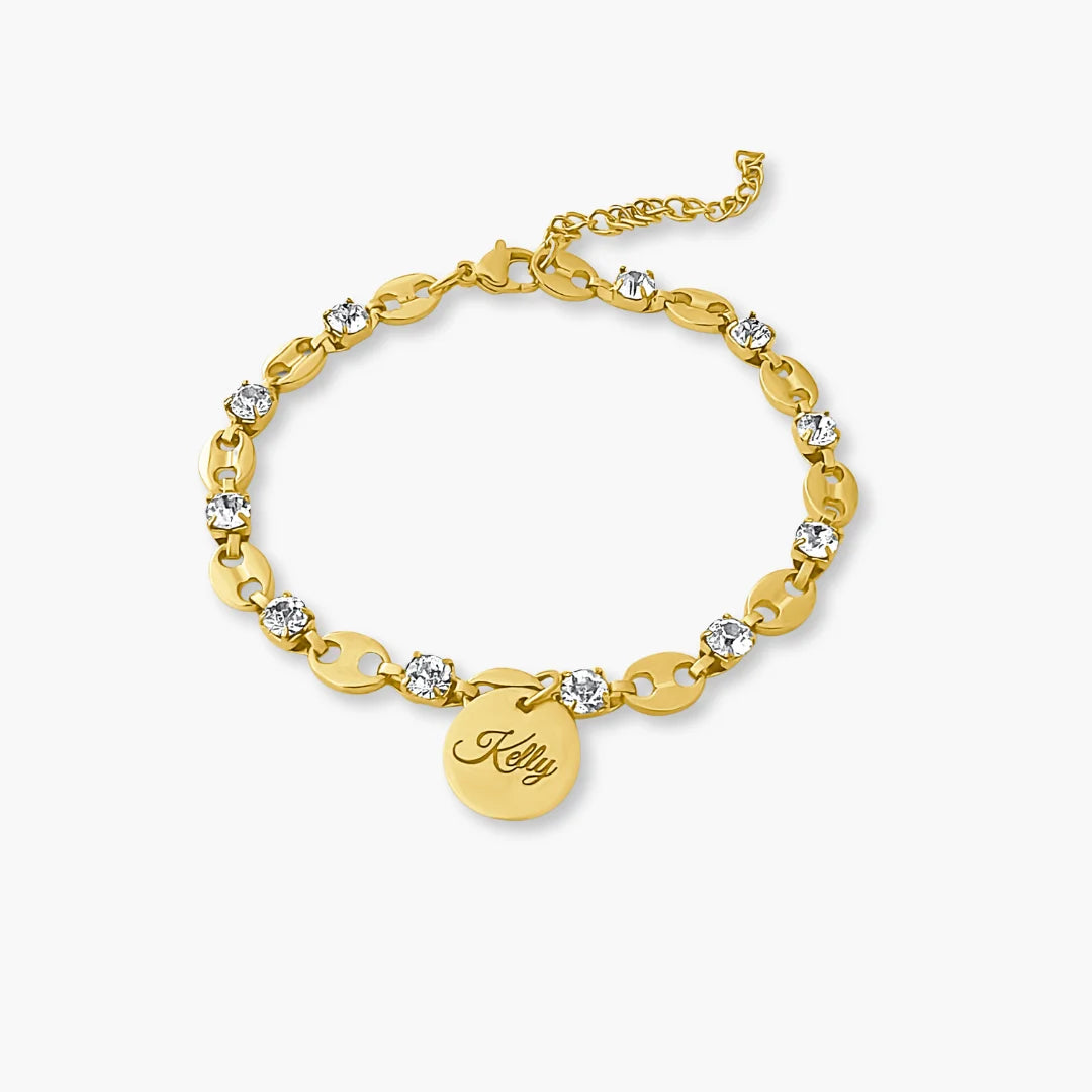 Bracciale elegante con zirconi