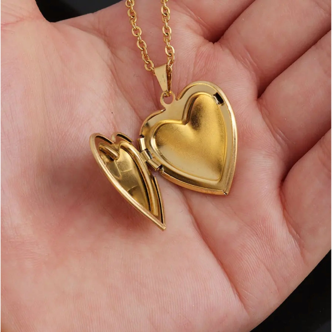 Collana Medaglione a Cuore Amoura