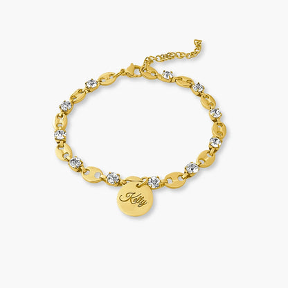 Bracciale elegante con zirconi